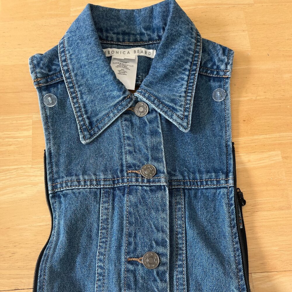 Veronica Beard Slate Dickey, Size 00-14, Blue Denim